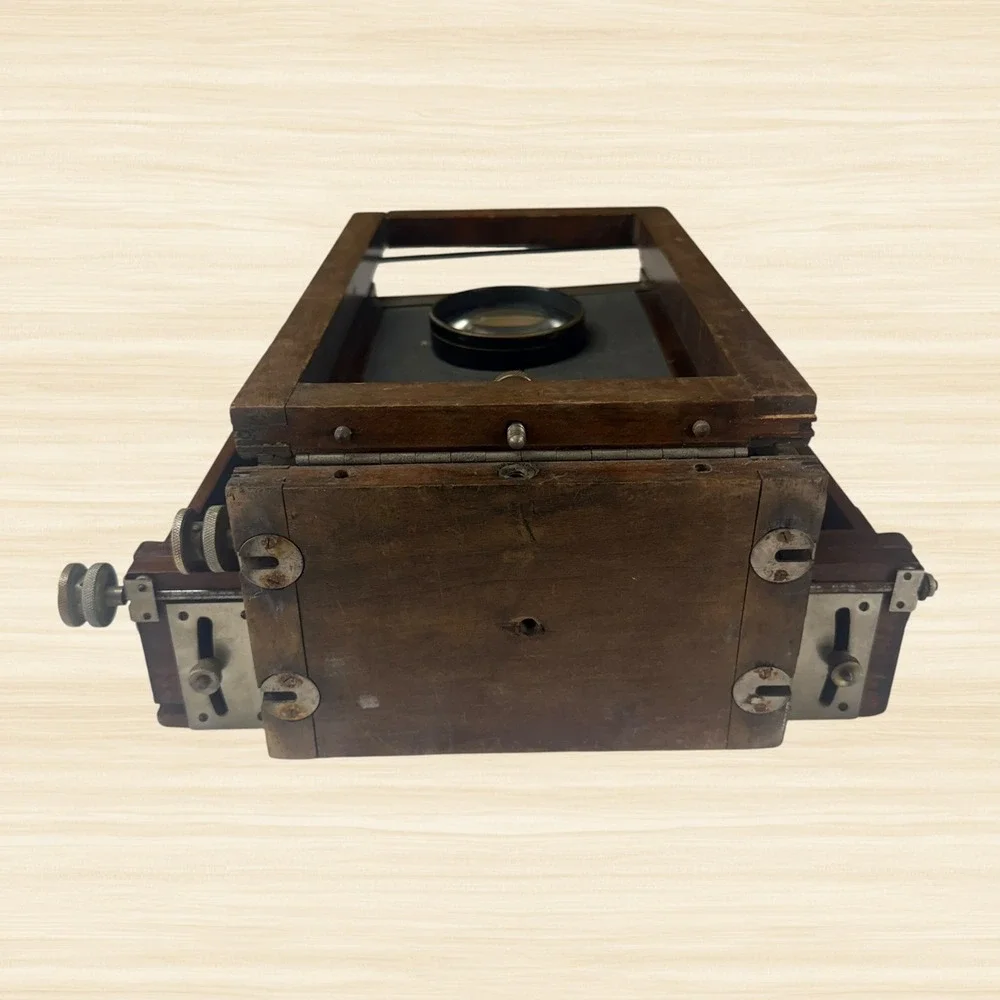 Gundlach 8x10 View Camera Wollensak Velostigmat 12in F4.5 Antique Wood